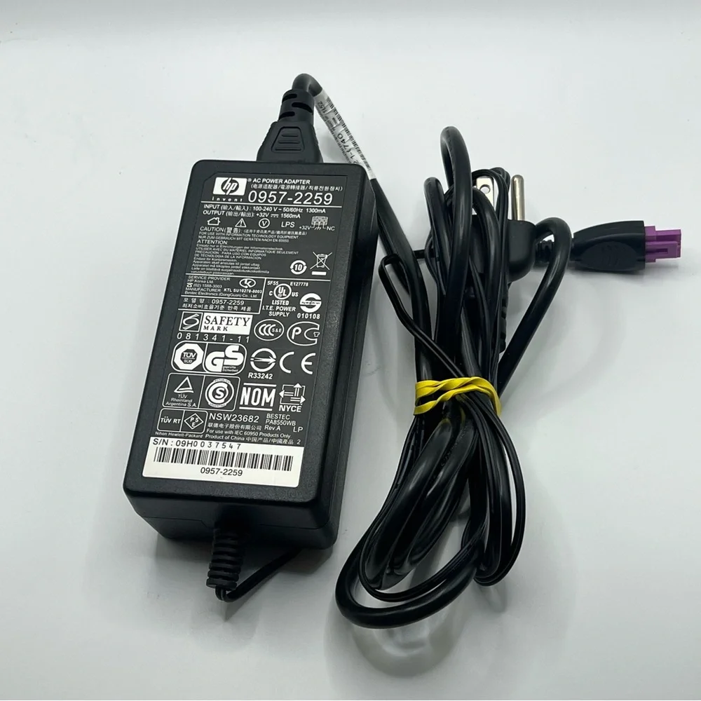 Genuine HP 0957-2259 AC Adapter Power Cord